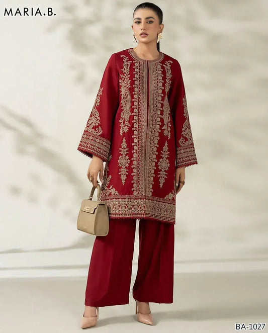 Lawn 2-Piece Embroidered Suit - Zeenn