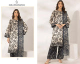 ZARA SHAHJAHAN – 3PC LAWN UNSTITCHED