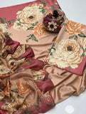 DIGITAL PRINT 3PC SILK UNSTITCHED SUIT