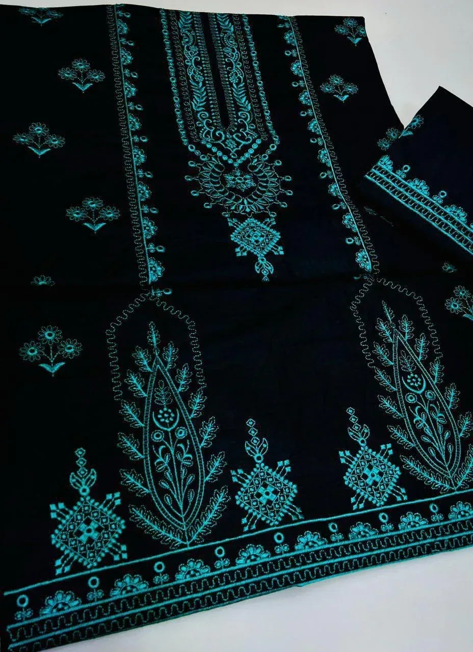 Lawn 2-Piece Embroidered Suit - Zeenn