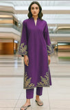 Lawn 2-Piece Embroidered Suit - Zeenn
