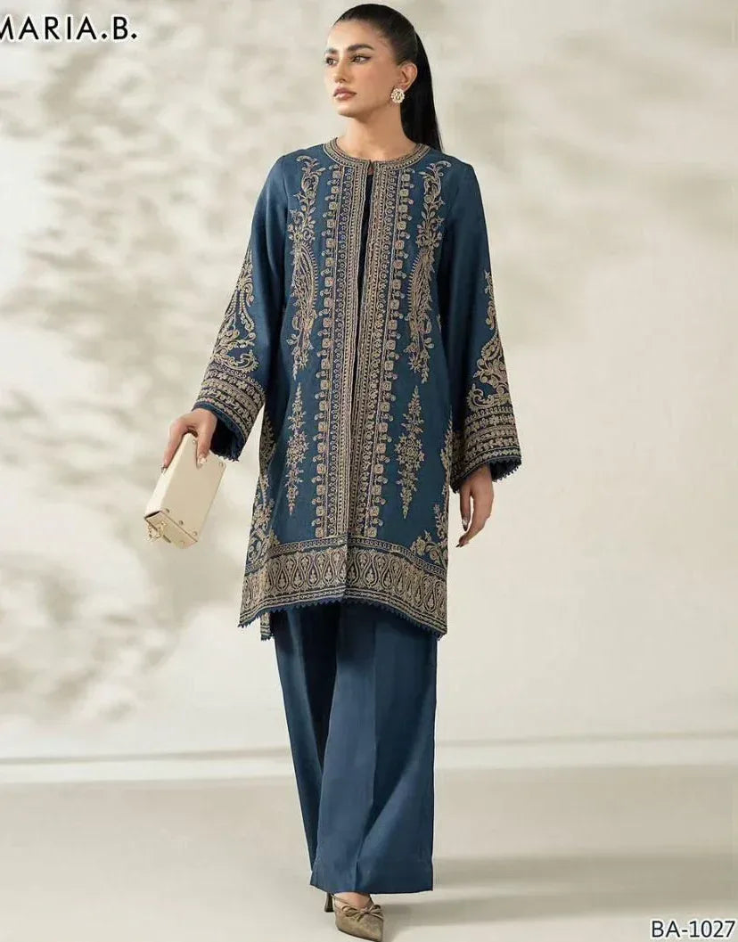 Lawn 2-Piece Embroidered Suit - Zeenn