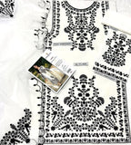 Lawn 3-Piece Embroidered Suit - Zeenn
