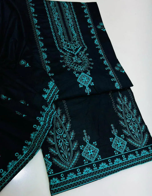 Lawn 2-Piece Embroidered Suit - Zeenn