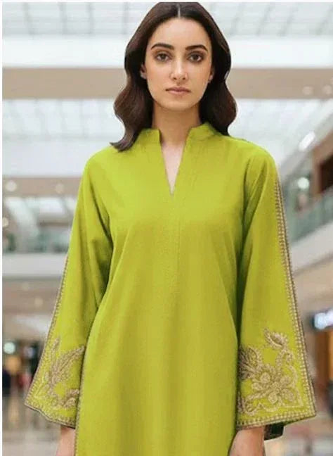 Lawn 2-Piece Embroidered Suit - Zeenn