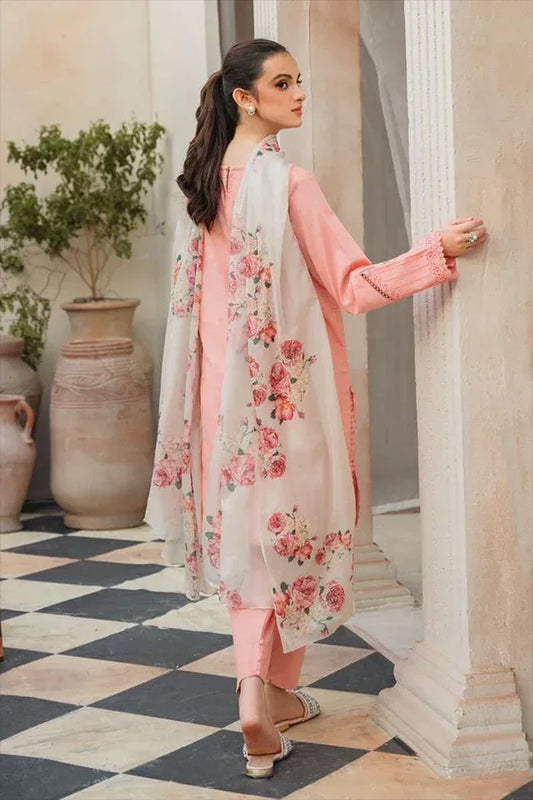Lawn 3-Piece Embroidered Suit - Zeenn