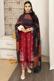 Lawn 3-Piece Embroidered Suit - Zeenn
