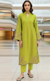Lawn 2-Piece Embroidered Suit - Zeenn