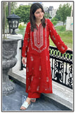 Lawn 2-Piece Embroidered Suit - Zeenn