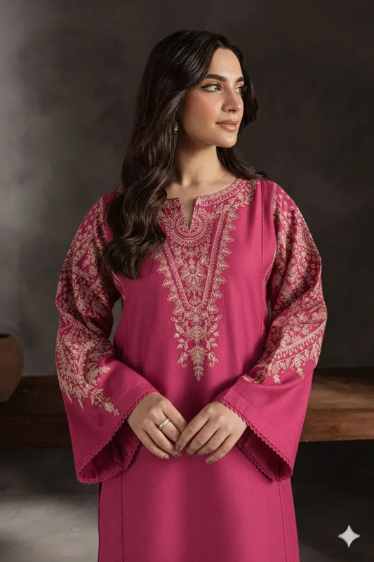Lawn 2-Piece Embroidered Suit - Zeenn