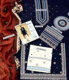 Lawn 3-Piece Embroidered Suit - Zeenn