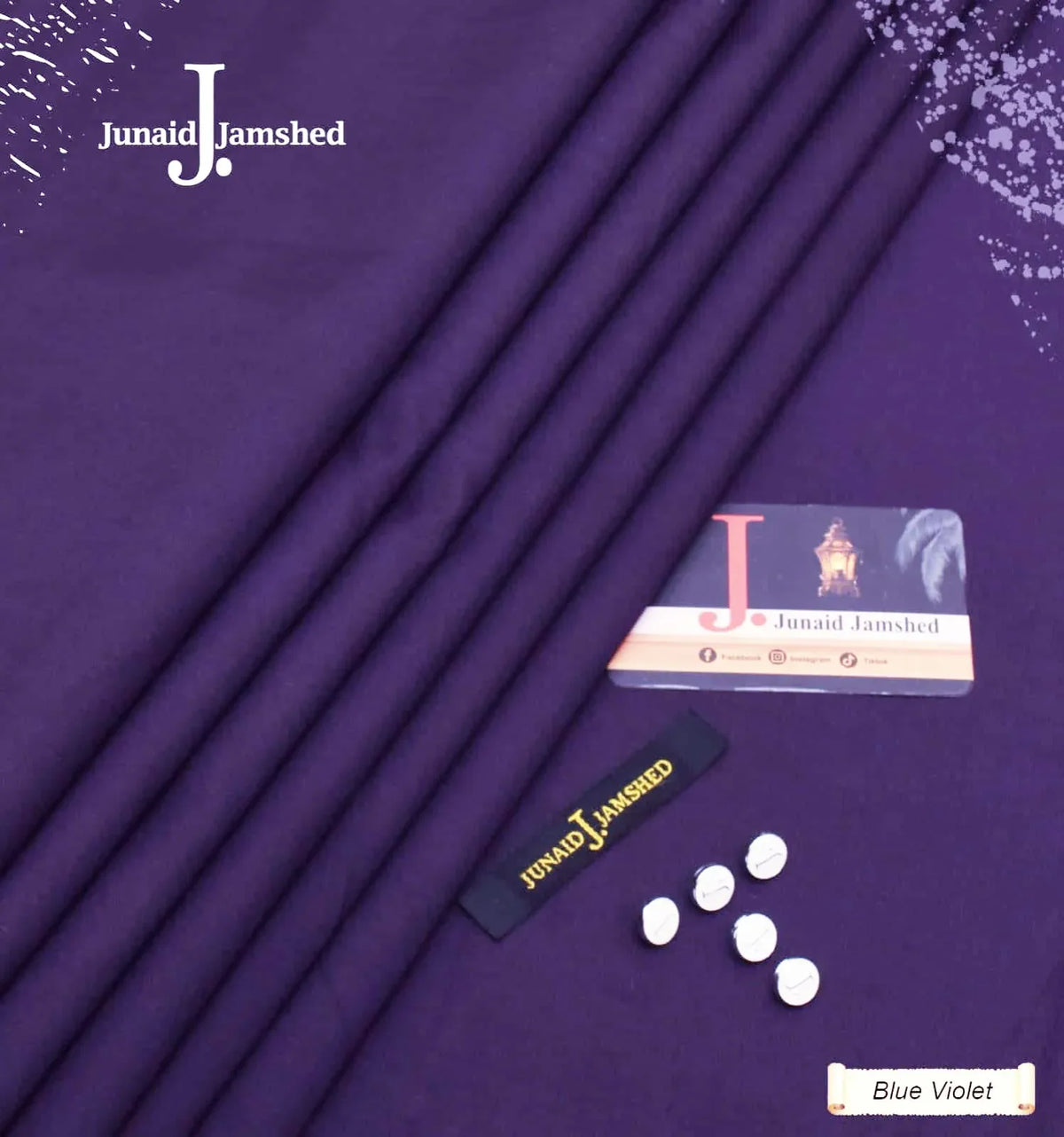 JUNAID JAMSHED – Boski Wash & Wear (Blue Violet)