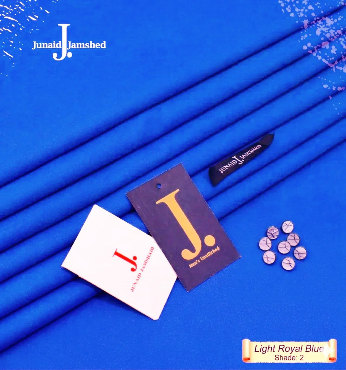 JUNAID JAMSHED –Boski Wash & Wear (Light Royal Blue)