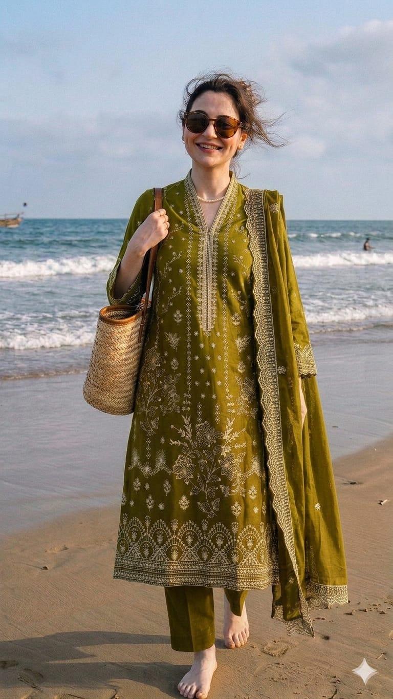 Lawn 3-Piece Embroidered Suit