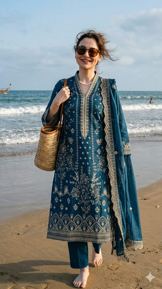 Lawn 3-Piece Embroidered Suit