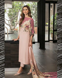 DIGITAL PRINT 3PC SILK UNSTITCHED SUIT