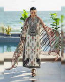 DIGITAL PRINT 3PC SILK UNSTITCHED SUIT