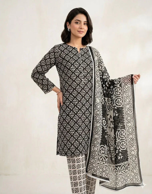 Limelight Airjet Lawn 3 Piece Suit (Unstitched)