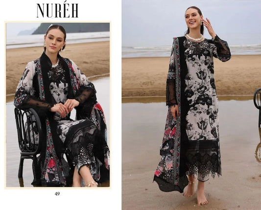NUREH PREMIUM LAWN 3PC-UNSTITCHED