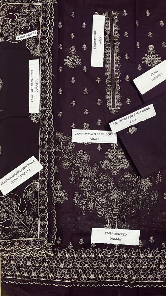 Lawn 3-Piece Embroidered Suit