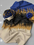 DIGITAL PRINT 3PC SILK UNSTITCHED SUIT