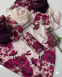 DIGITAL PRINT 3PC SILK UNSTITCHED SUIT