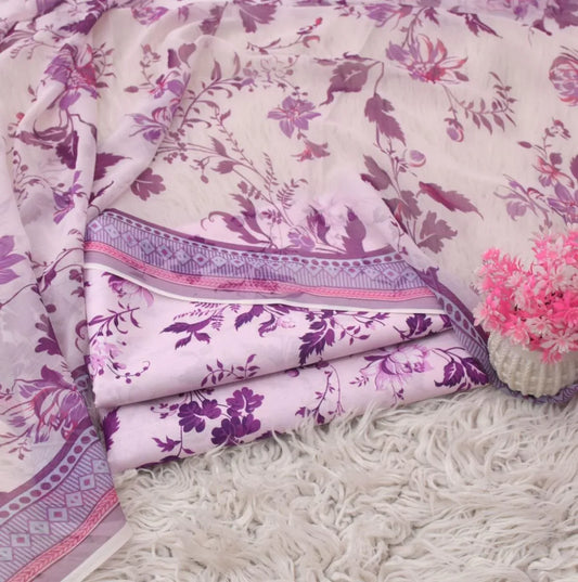 ANEELA'S PREMIUM LAWN 3PC-UNSTITCHED