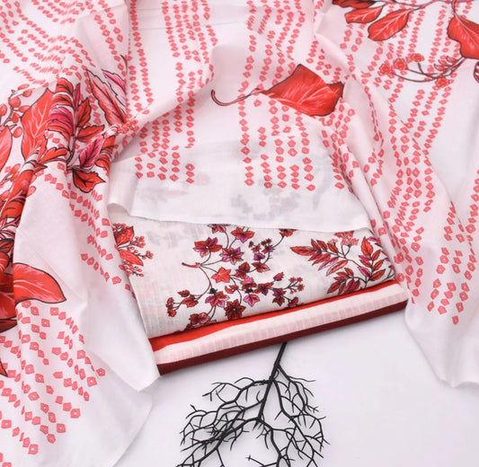 ZARA SHAHJAHAN – 3PC LAWN UNSTITCHED